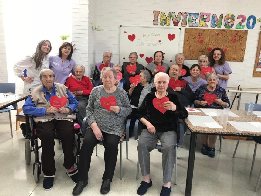 centres de dia, Els Centres de Dia de Sabadell i Badalona reparteixen amor per Sant Valentí