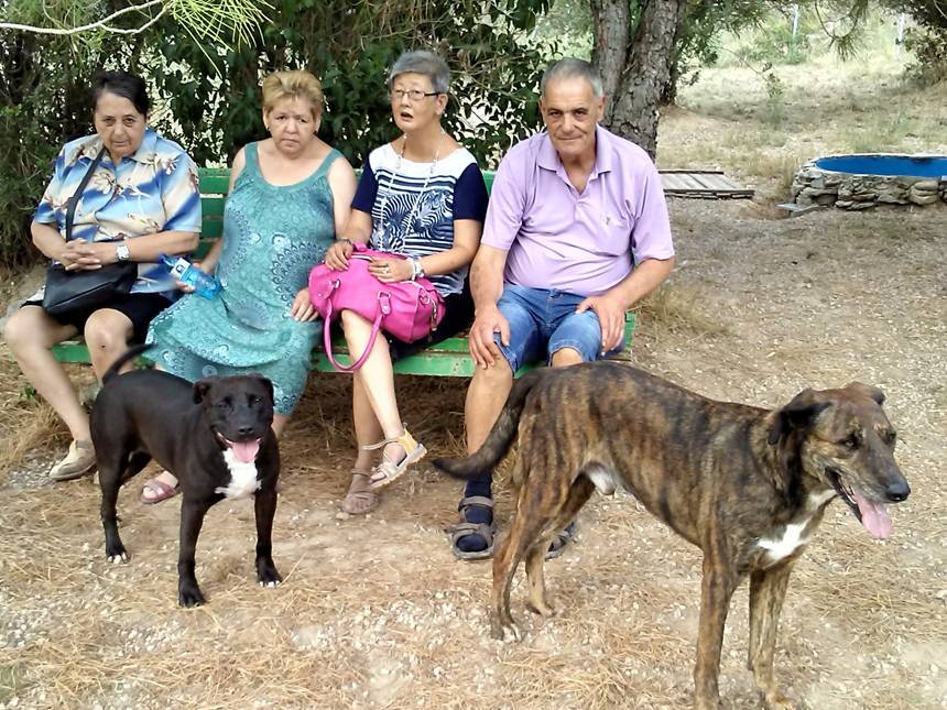 salut mental, Els residents de la Llar Residència La Sardana, visiten una protectora d&#8217;animals