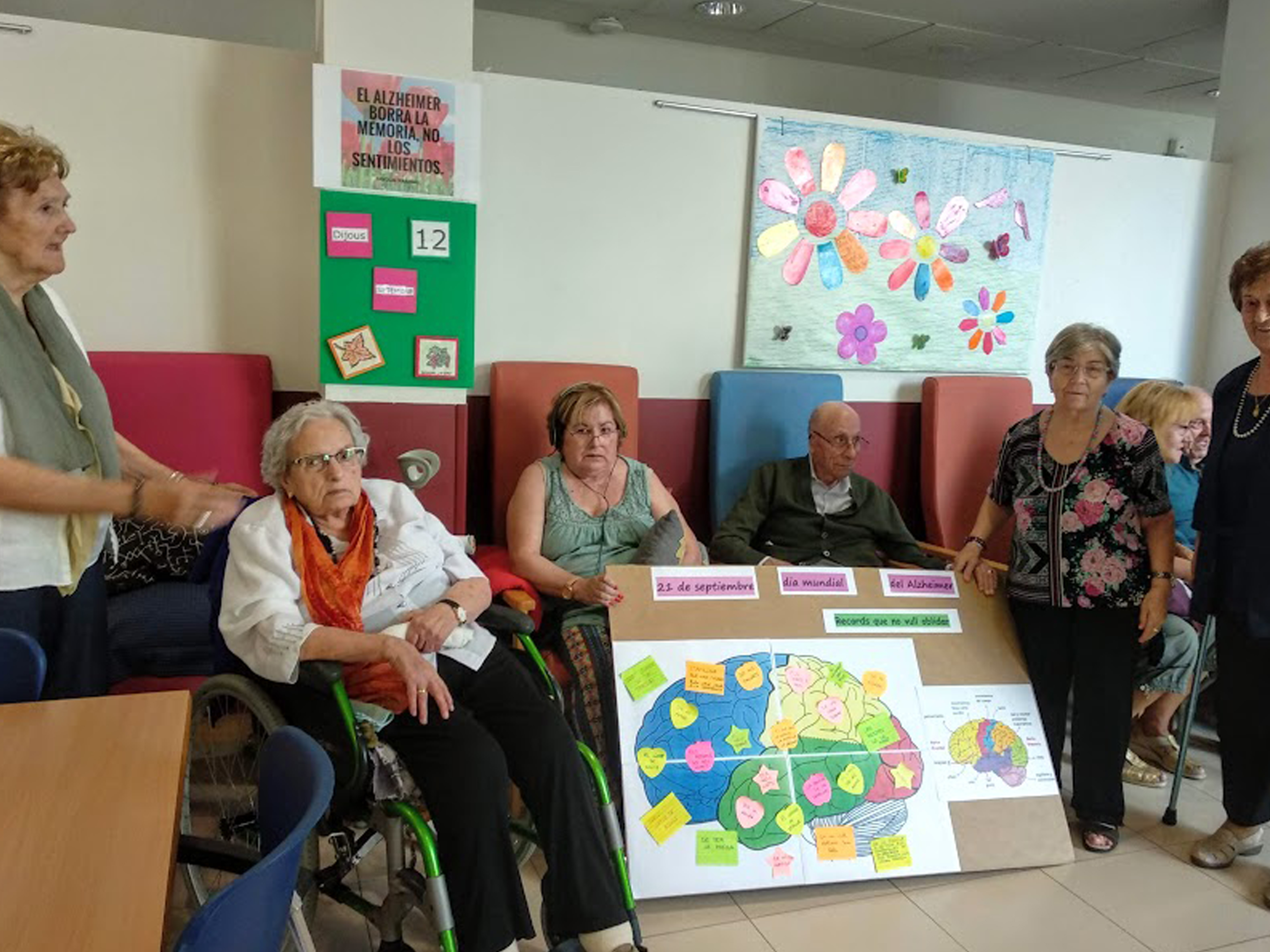Residència Les Franqueses del Vallès per a gent gran, La Residència Les Franqueses del Vallès amb el Dia Internacional de l&#8217;Alzheimer