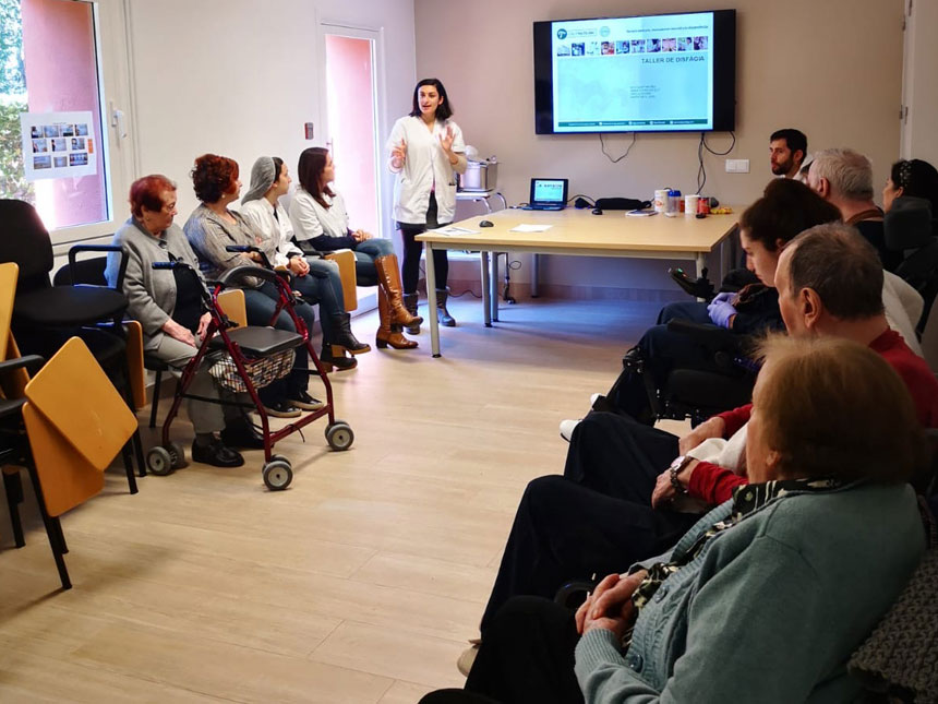 Hospital sociosanitari Mutuam Girona, L&#8217;Hospital Sociosanitari Mutuam Girona imparteix un taller sobre la disfàgia