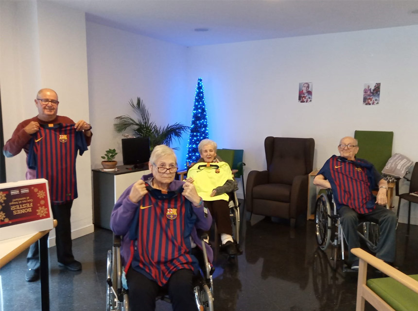 Nadal Mutuam Barça, L’esperit blaugrana omple els centres del Grup Mutuam per Nadal