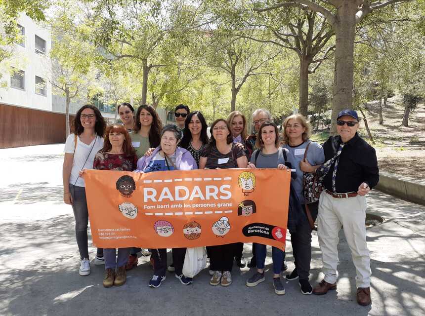 Residència Font Florida col·labora projecte Radars, La Residència Font Florida va col·laborar amb el projecte d’acció comunitària Radars de l’Ajuntament de Barcelona